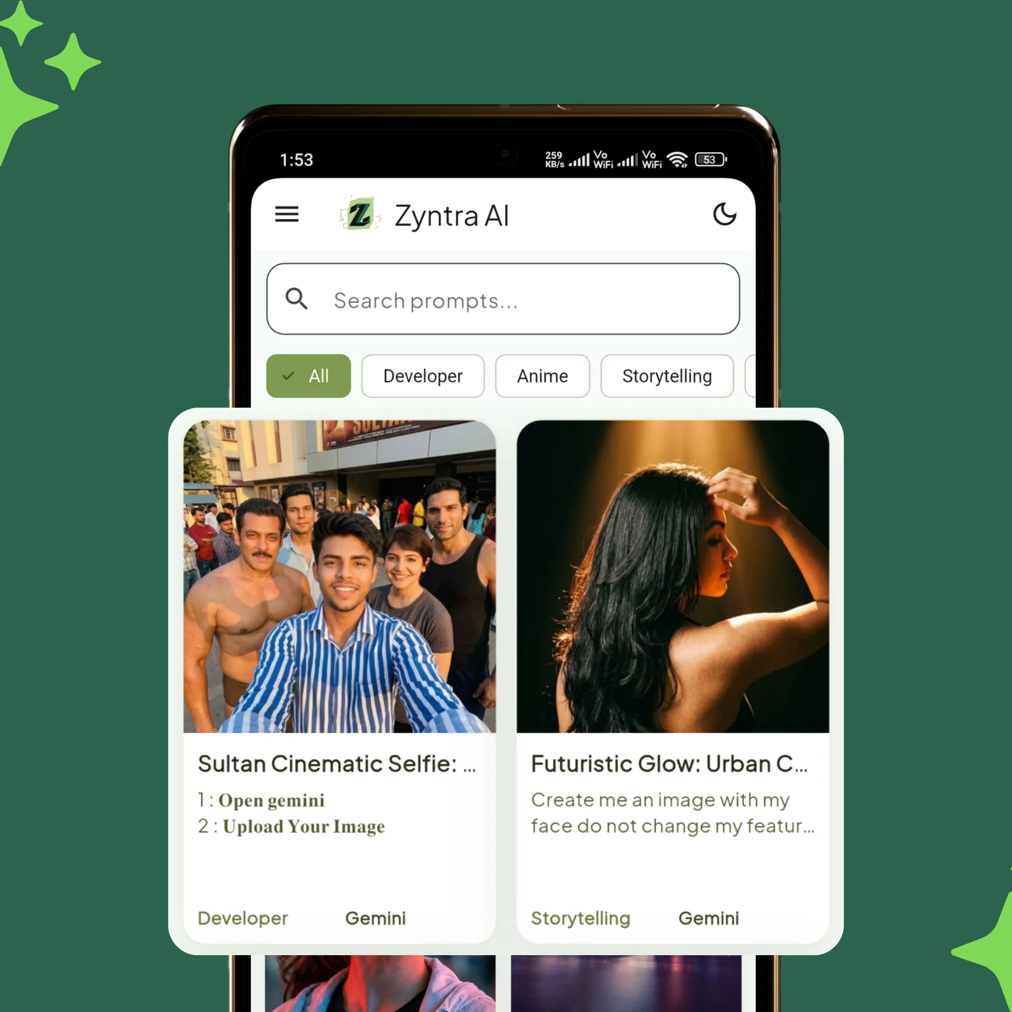 Zyntra App Interface